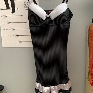 Anyone Intimates 36B/M Lingerie Striped Nightwear